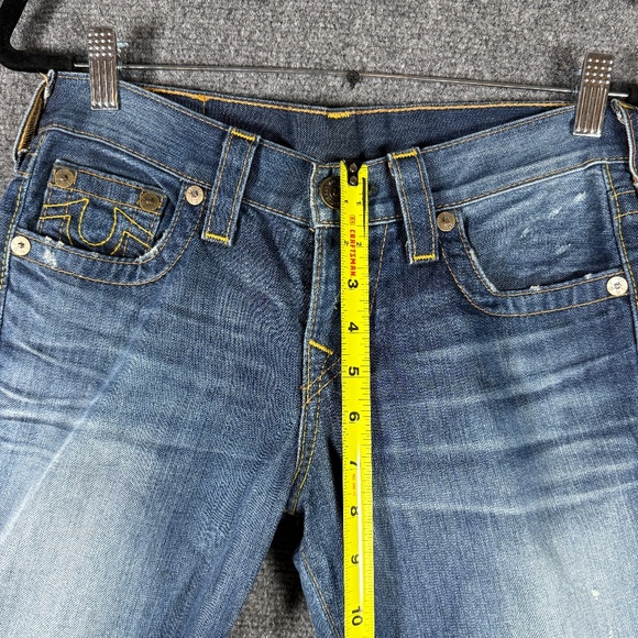 Vintage True Religion Brianna Jeans Straight Dark Wash USA Made Size 24 READ** - Picture 7 of 11